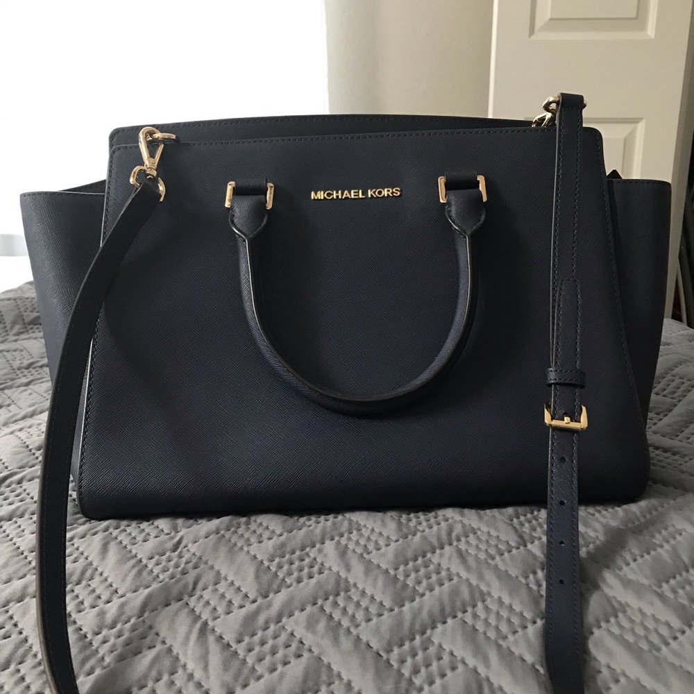 Michael Kors Navy Crossbody